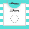 Paper pieces - 5/8" Hexagon